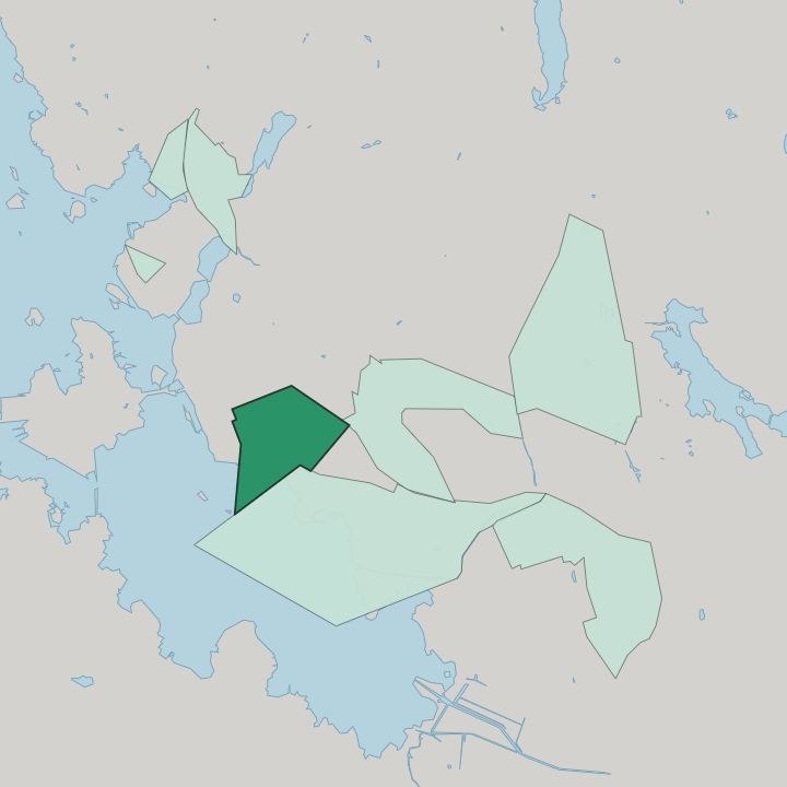 Map showing Hietalahti — In Vaasa