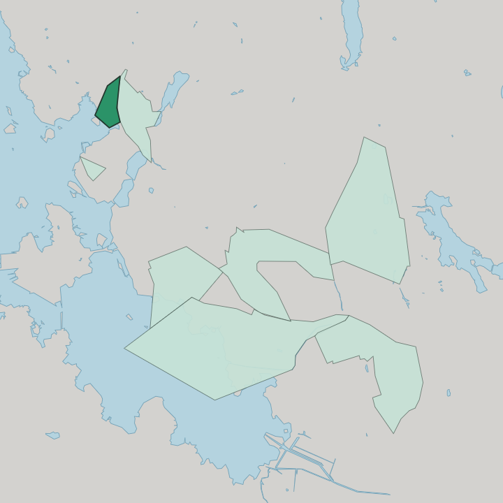 Map showing Isolahti — In Vaasa