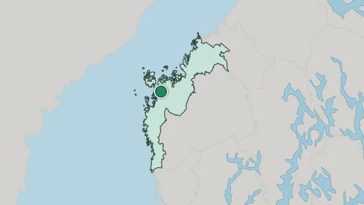 Map of Vaasa in Finland