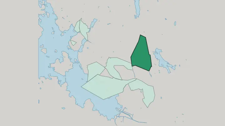 Map of Ristinummi in Vaasa