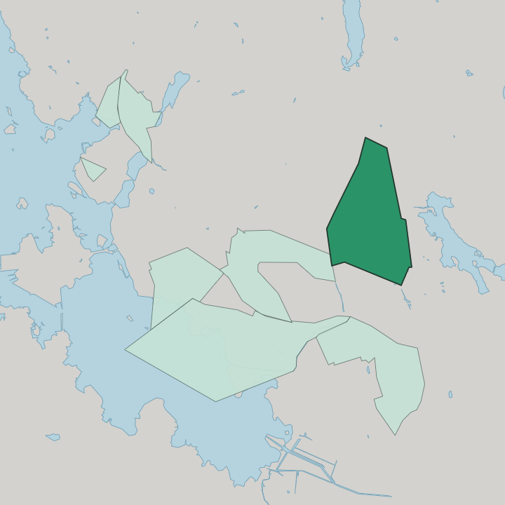 Map showing Ristinummi — In Vaasa