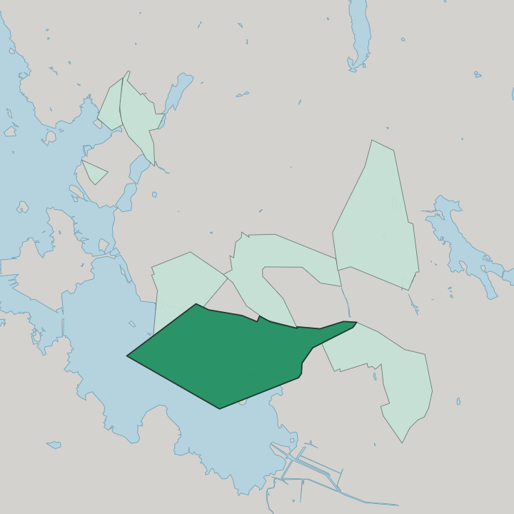 Map showing Suvilahti — In Vaasa