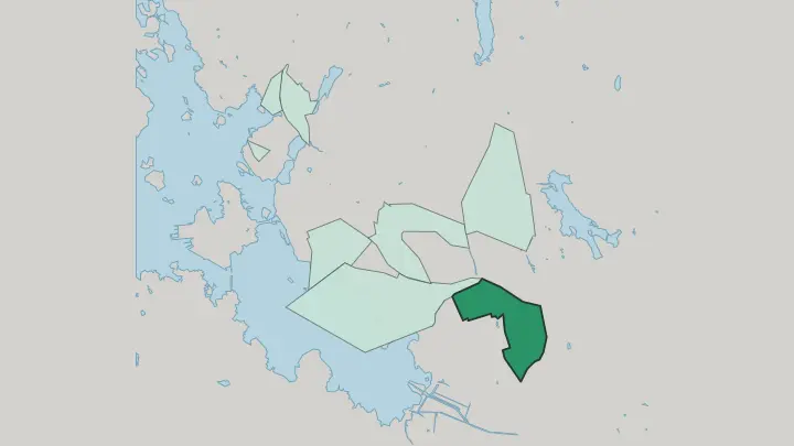 Map of Vanha Vaasa in Vaasa