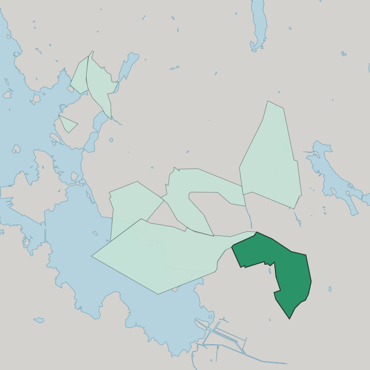 Map showing Vanha Vaasa — In Vaasa
