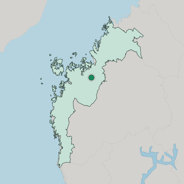 Map showing Vörå — In Pohjanmaa