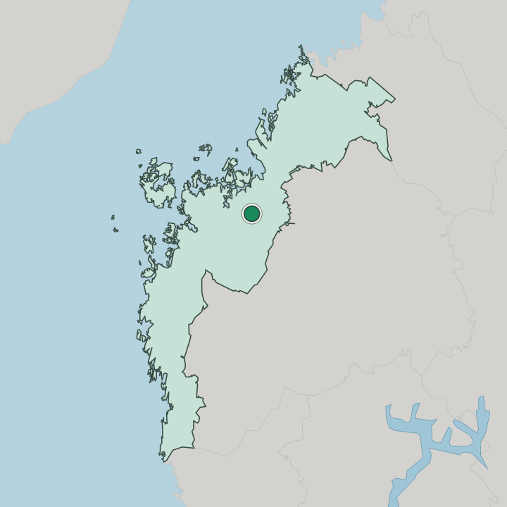 Map showing Vörå — In Pohjanmaa
