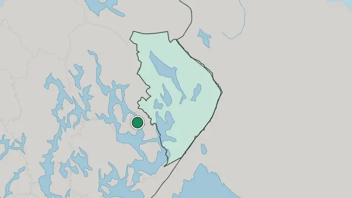 Map of Heinävesi in Finland