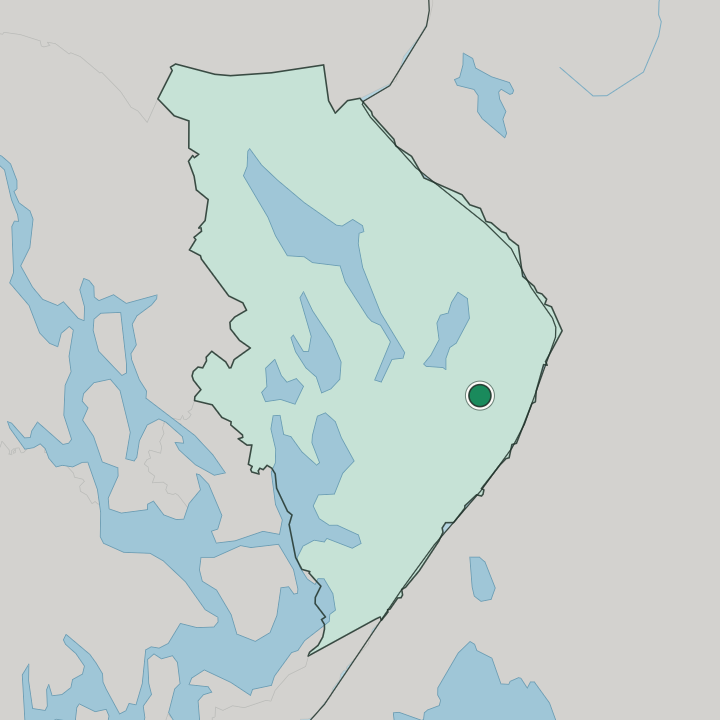Map showing Ilomantsi — In Pohjois-Karjala