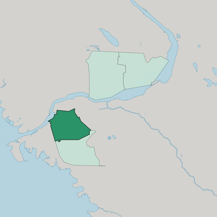 Map showing Niinivaara — In Joensuu