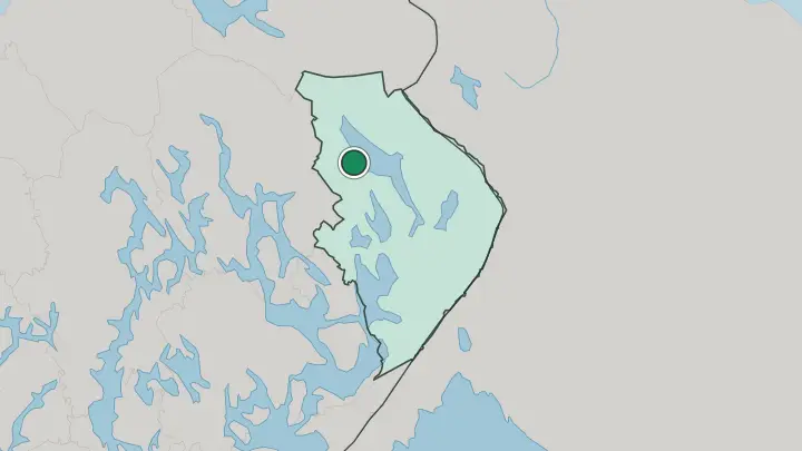 Map of Juuka in Finland