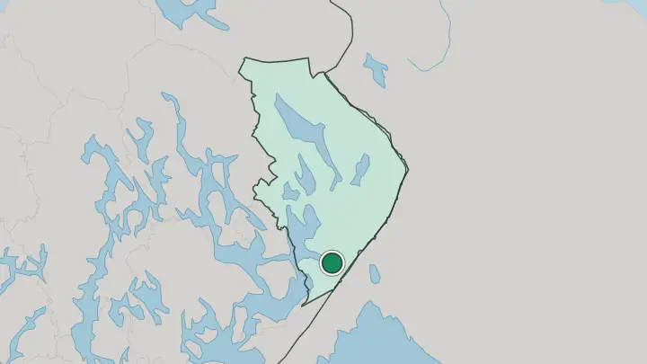 Map of Kitee in Finland