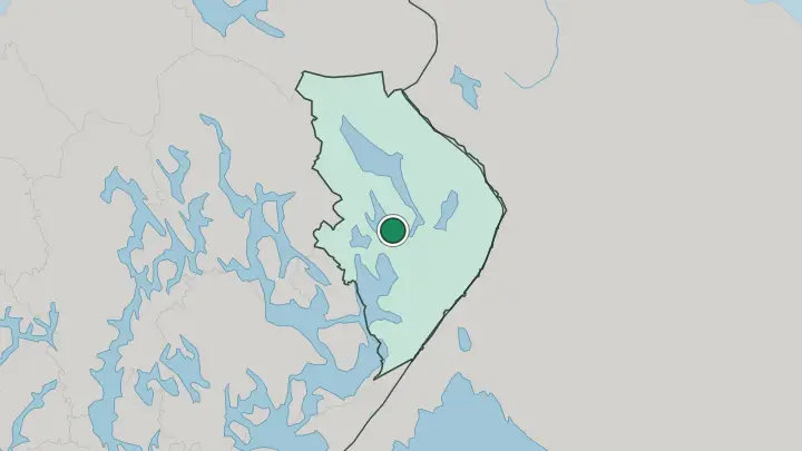 Map of Kontiolahti in Finland