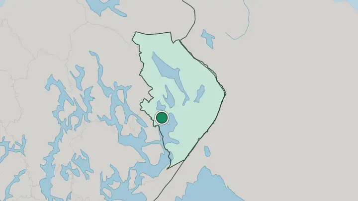 Map of Liperi in Finland