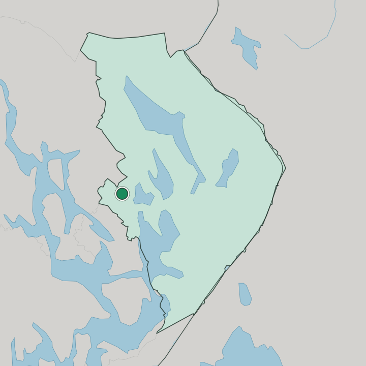 Map showing Outokumpu — In Pohjois-Karjala