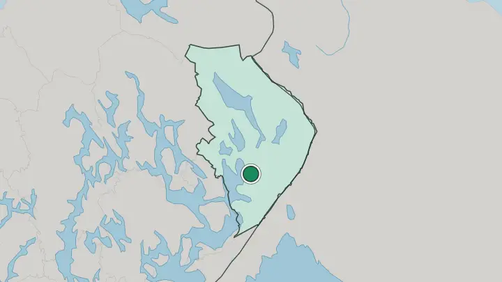 Map of Pyhäselkä in Finland