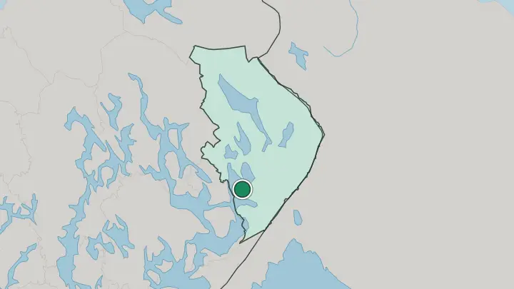 Map of Rääkkylä in Finland