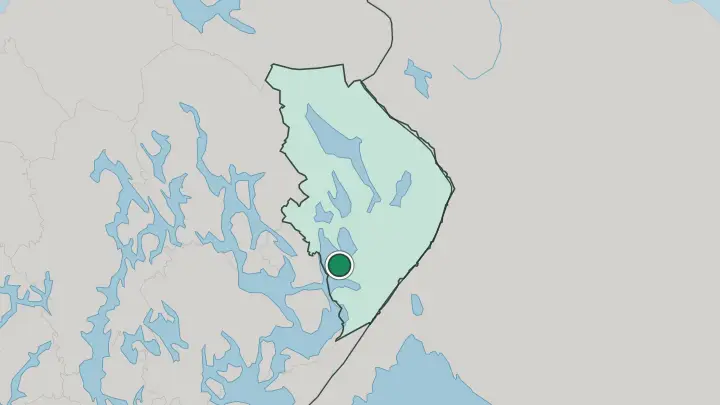 Map of Rääkkylä in Finland