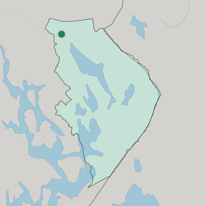 Map showing Valtimo — In Pohjois-Karjala