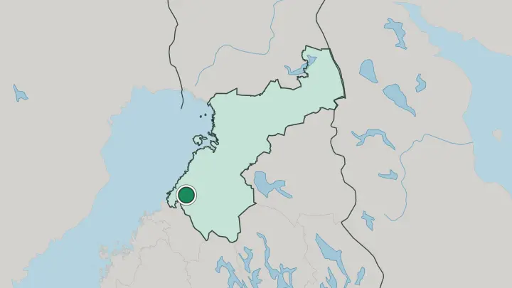 Map of Alavieska in Finland