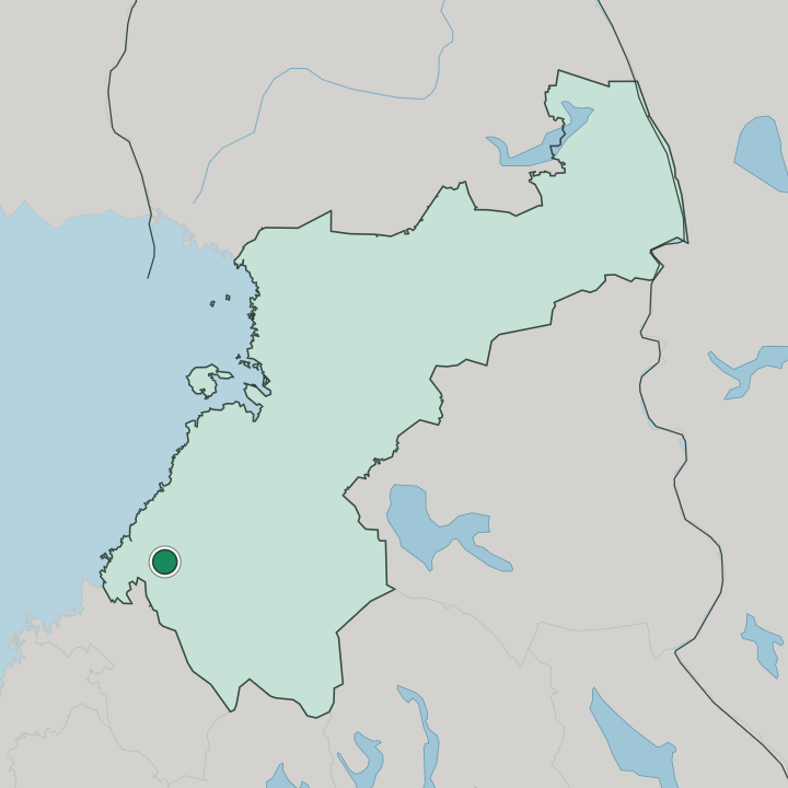 Map showing Alavieska — In Pohjois-Pohjanmaa