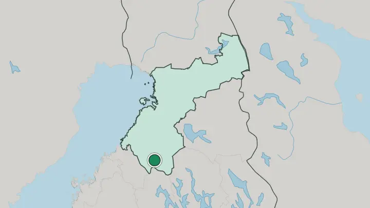 Map of Haapajärvi in Finland