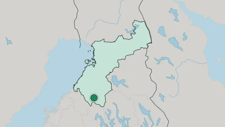 Map of Haapajärvi in Finland