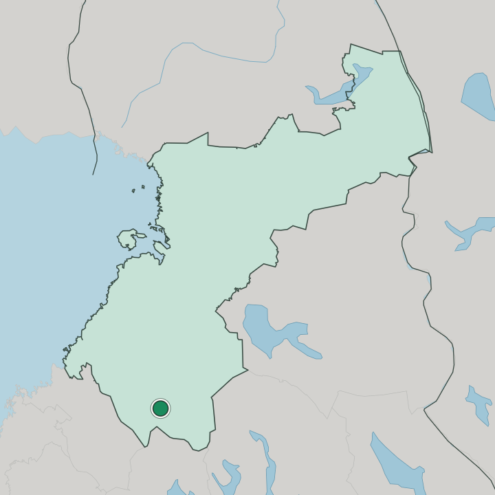 Map showing Haapajärvi — In Pohjois-Pohjanmaa