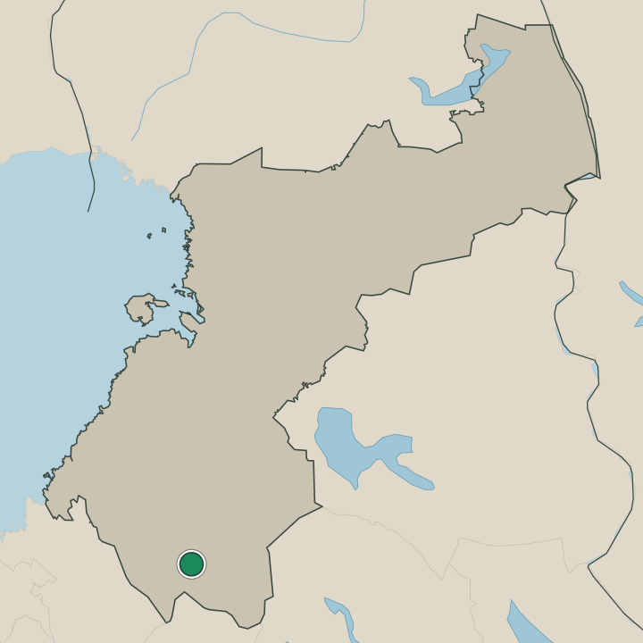 Map showing Haapajärvi in Pohjois-Pohjanmaa