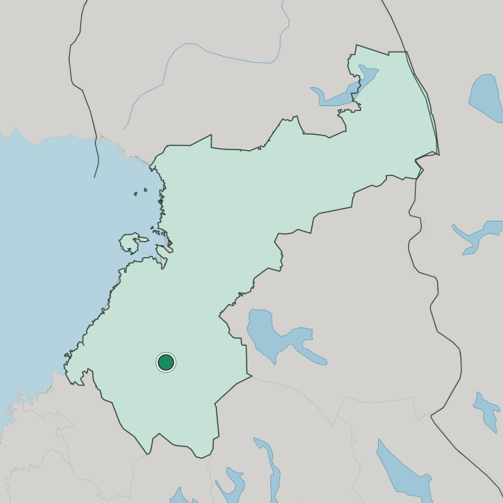 Map showing Haapavesi — In Pohjois-Pohjanmaa