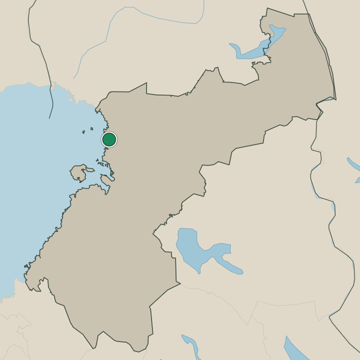 Map showing Ii in Pohjois-Pohjanmaa