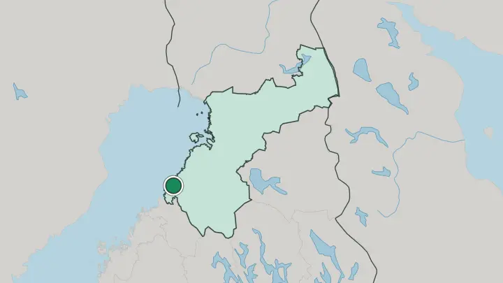 Map of Kalajoki in Finland