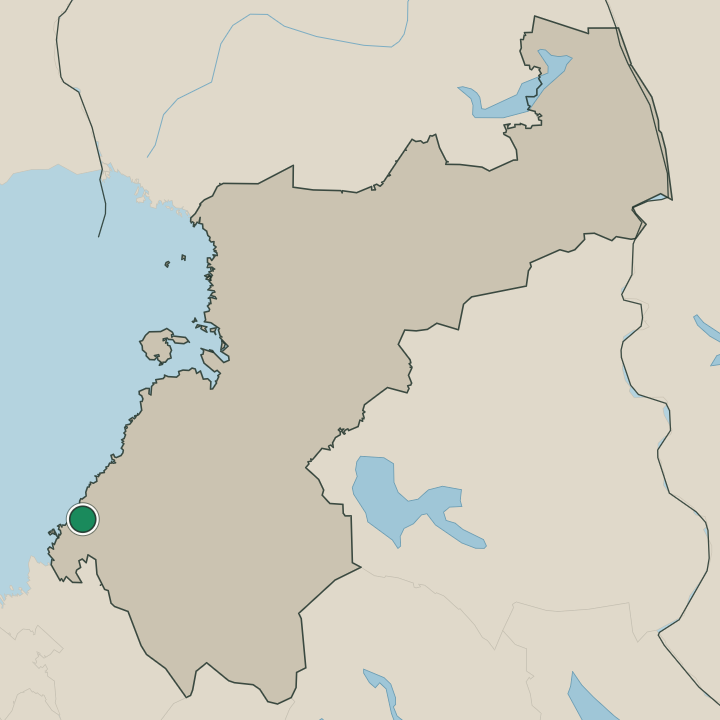 Map showing Kalajoki in Pohjois-Pohjanmaa
