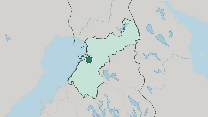 Map of Kempele in Finland