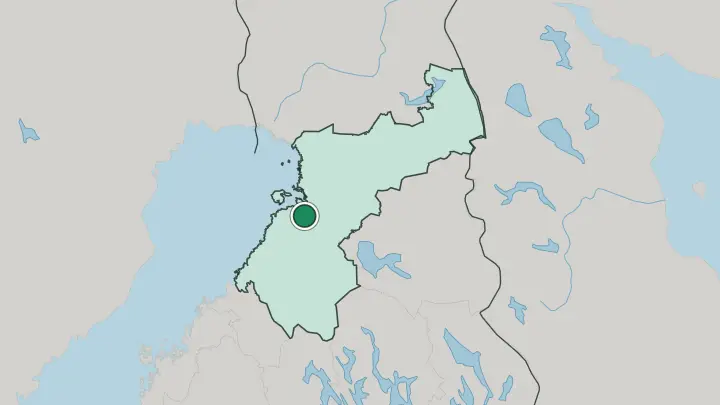 Map of Liminka in Finland