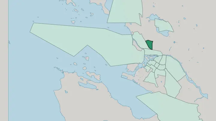 Map of Alppila in Oulu