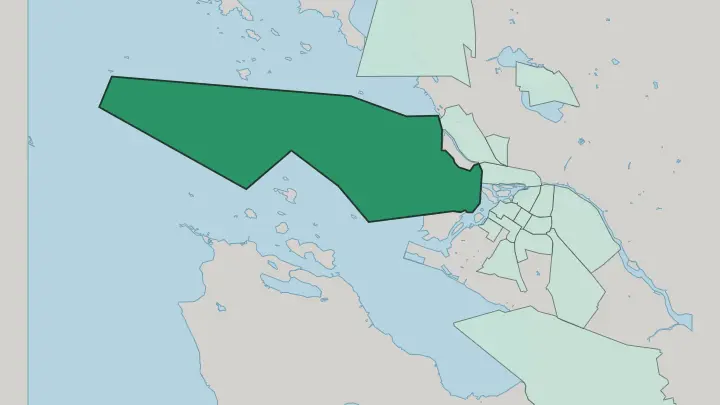 Map of Hietasaari in Oulu