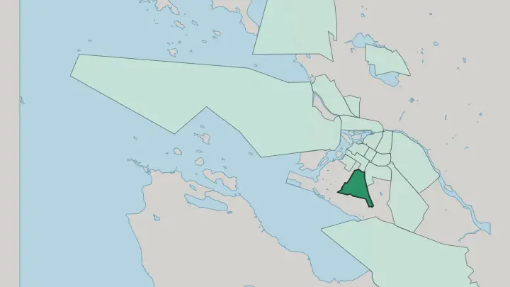 Map of Limingantulli in Oulu