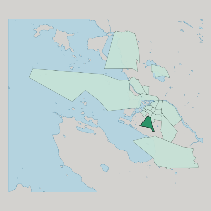 Map showing Limingantulli — In Oulu