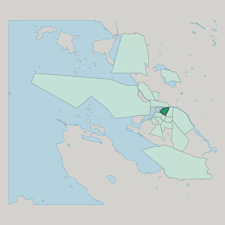 Map showing Myllytulli — In Oulu
