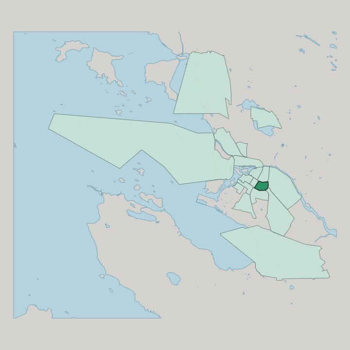Map showing Raksila — In Oulu