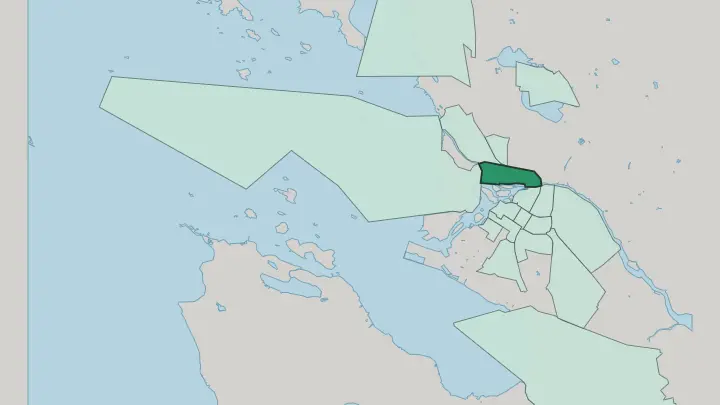 Map of Tuira in Oulu