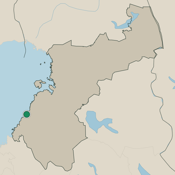 Map showing Pyhäjoki in Pohjois-Pohjanmaa