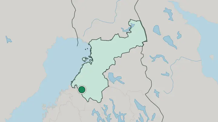 Map of Sievi in Finland