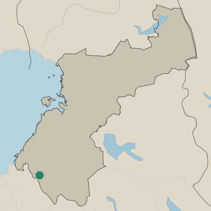 Map showing Sievi in Pohjois-Pohjanmaa