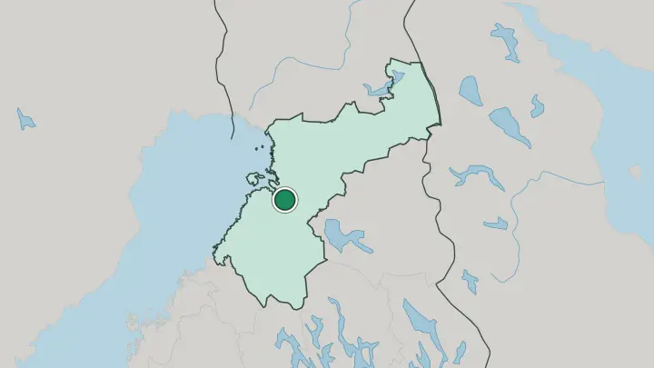 Map of Tyrnävä in Finland