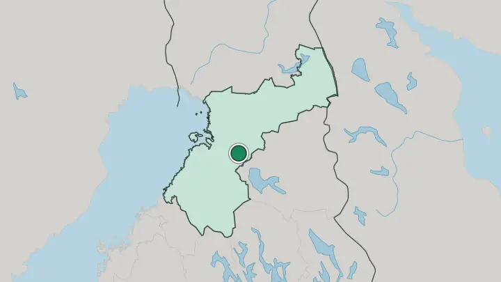 Map of Utajärvi in Finland