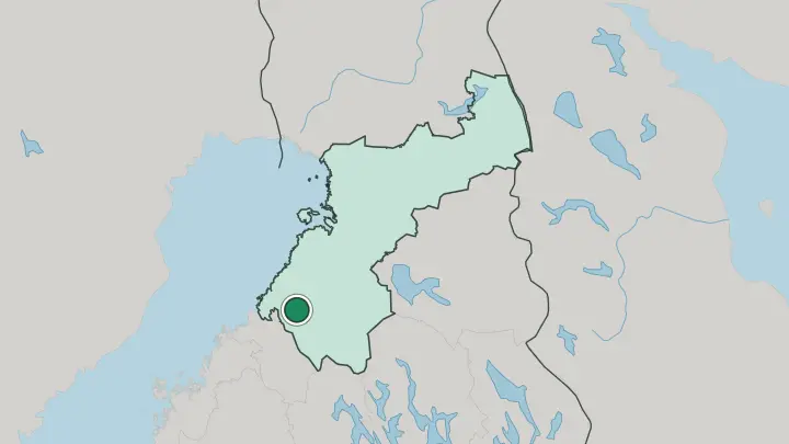 Map of Ylivieska in Finland