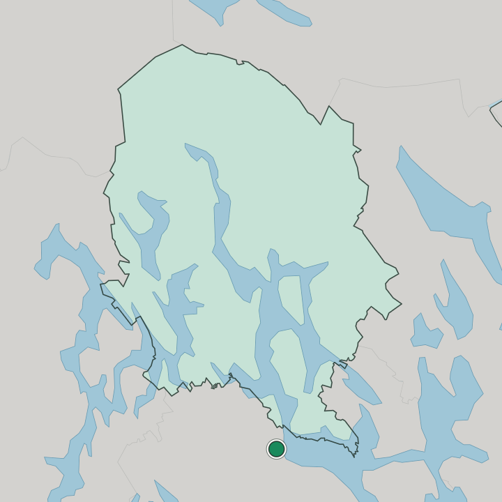 Map showing Joroinen — In Pohjois-Savo