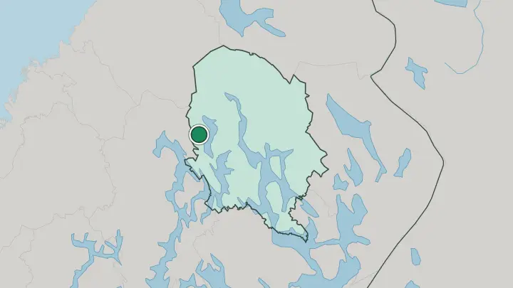 Map of Keitele in Finland