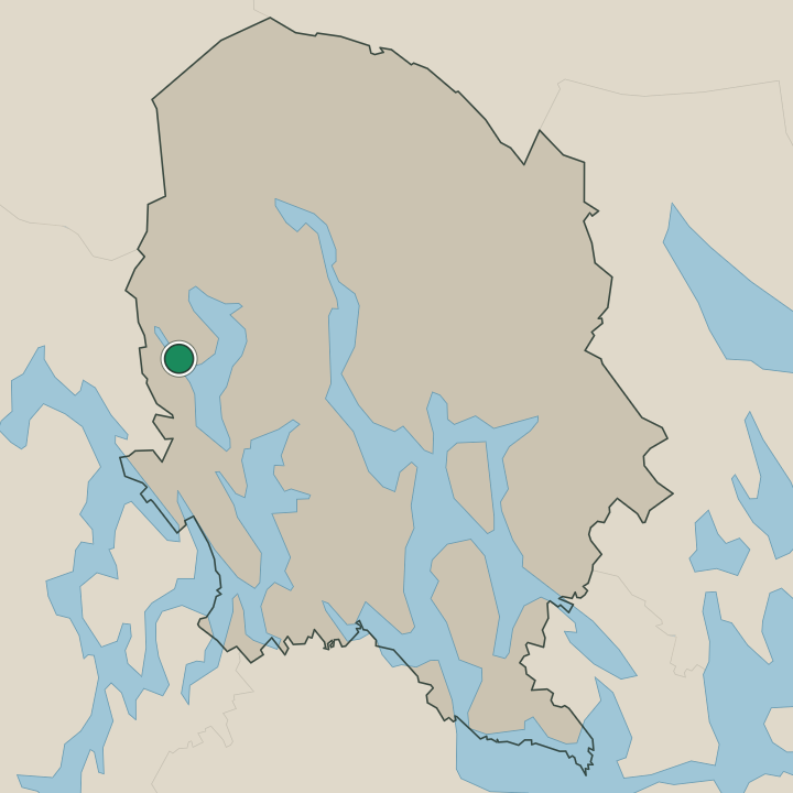 Map showing Keitele in Pohjois-Savo